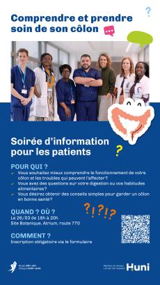 Session d'information côlon Mars Bleu 2026 Clinique Saint-Jean Bruxelles